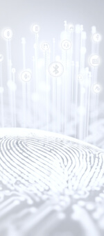 biometric fingerprint concept