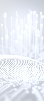 biometric fingerprint concept