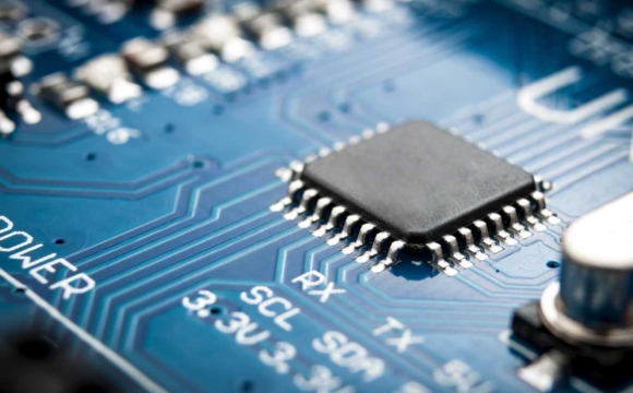 Integrated semiconductor microchip microprocessor