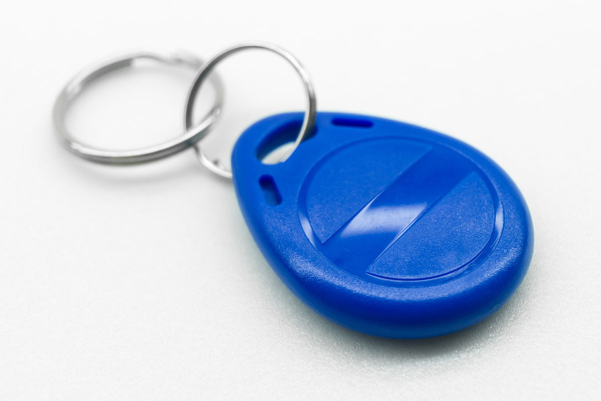 RFID tag key chain