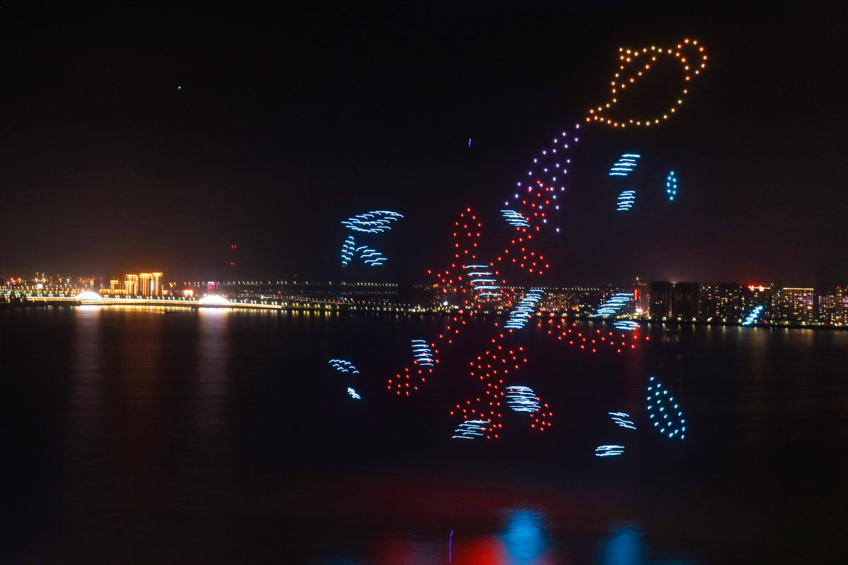 A Closer Look at Drone Light Shows Ambiq