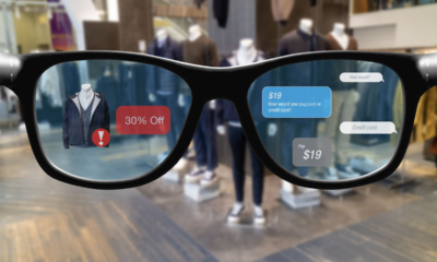 Concept of AR glasses in retail