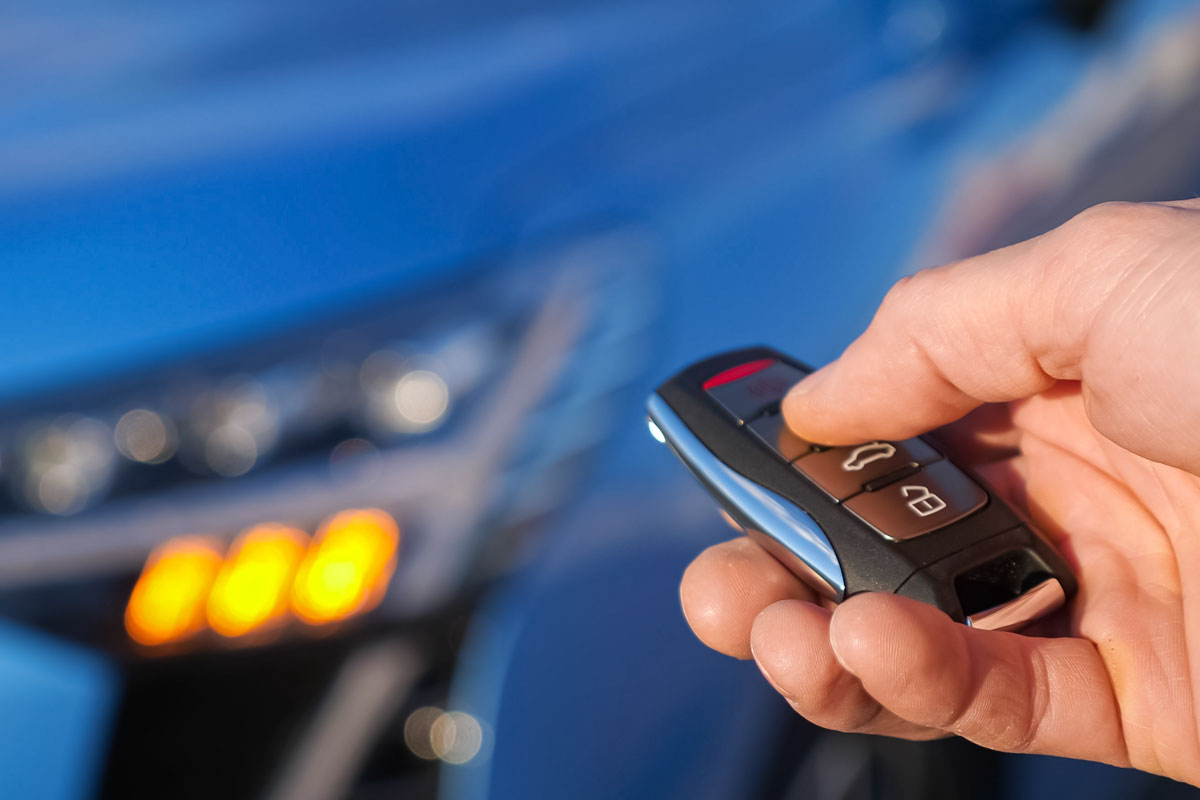 Digital key unlocking car