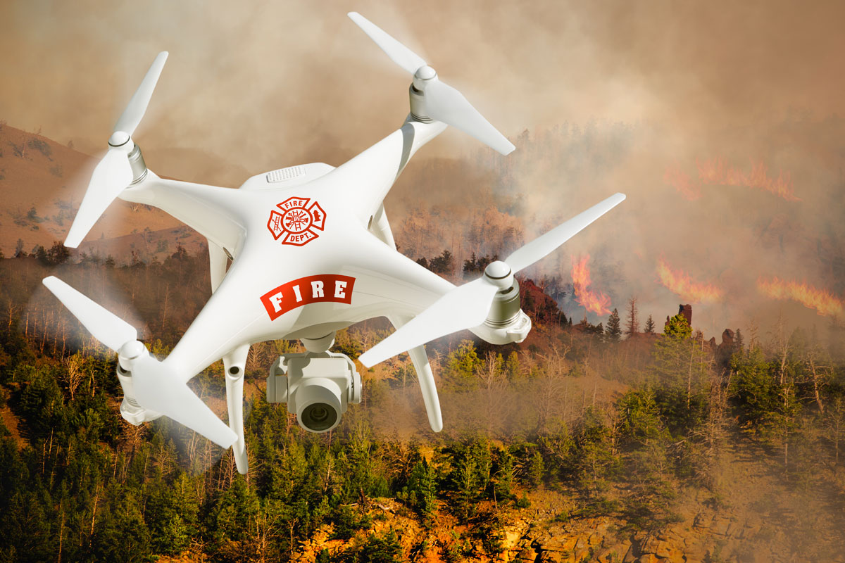 Wildfire drone