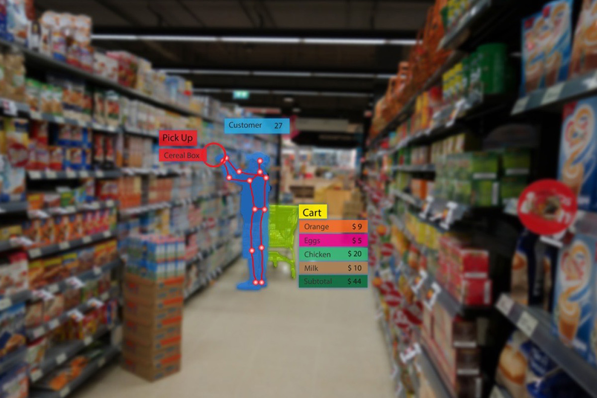 Grocery store using AI customer tracking