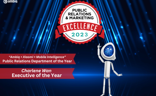 Ambiq 2023 BIG PR & Marketing Excellence Awards