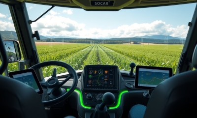 Flux Schnell A hightech farming scene viewed from inside the c 1