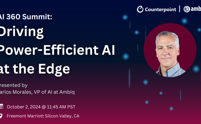 Counterpoint AI 360 Summit