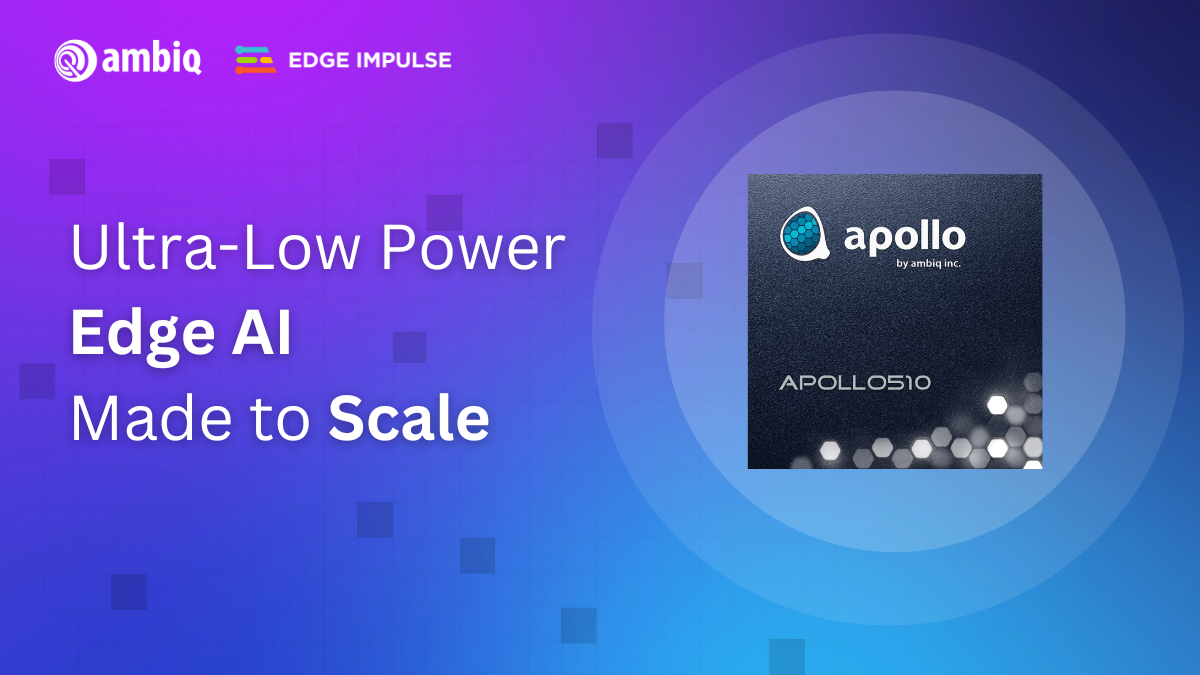Apollo510 and Edge Impulse PR 2