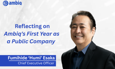Ambiq CEO Fumihide Esaka 1 year IPO anniversary Letter