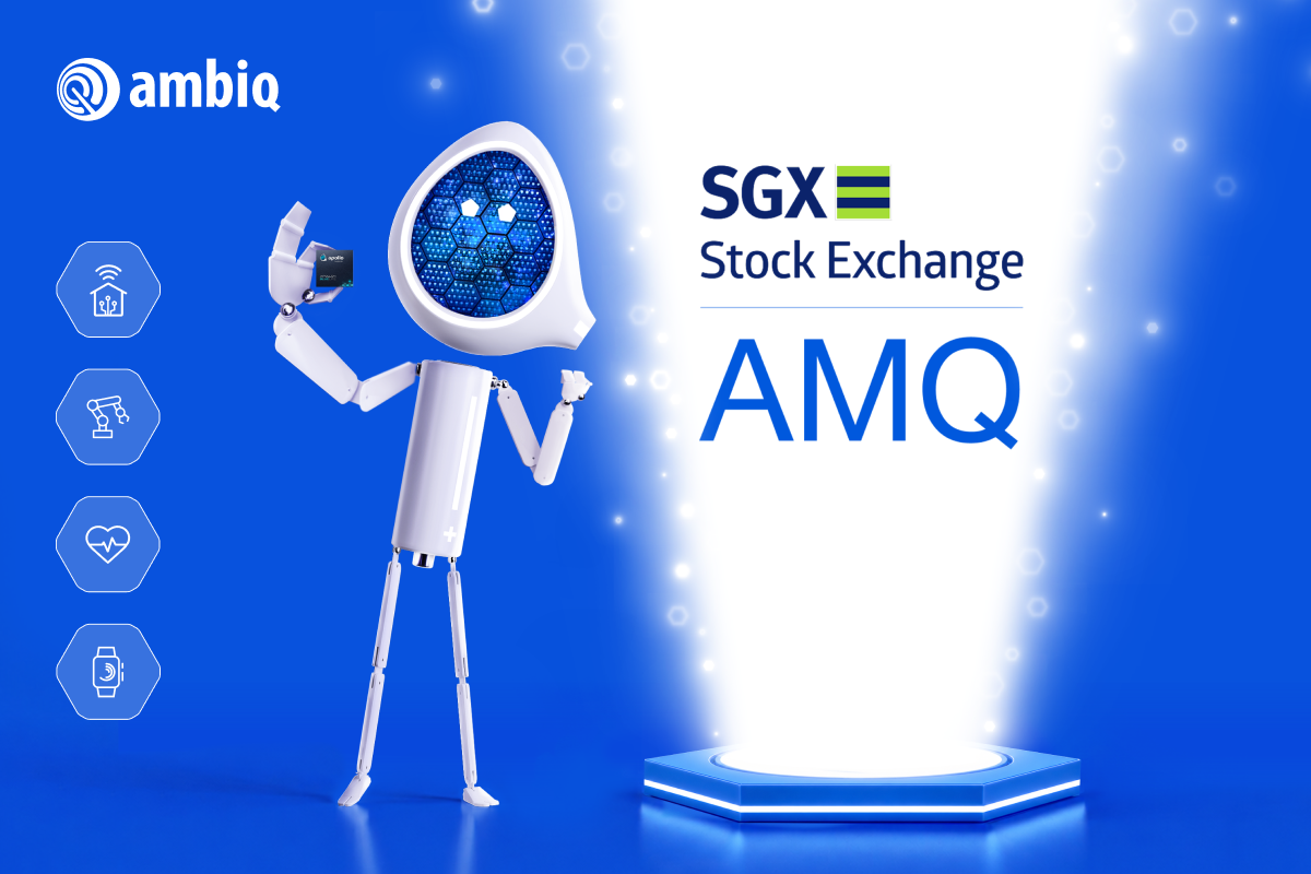 Ambiq 通过新加坡交易所 主板双重上市拓展其全球资本市场布局 1 Ambiq Singapore Exchange Listing 1200x800 2